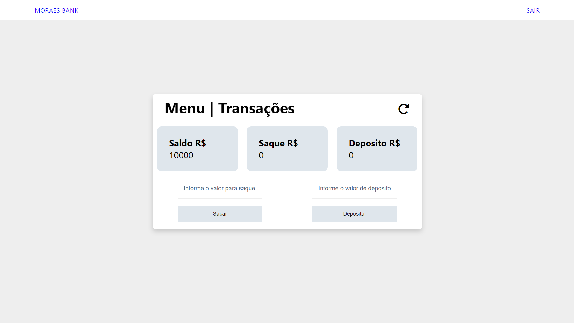 projeto moraes bank
